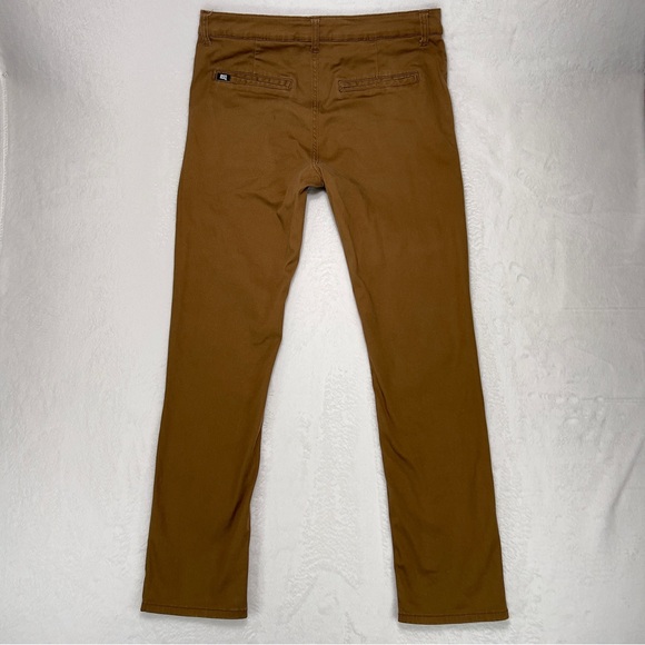 RSQ Pants 32x30 London Brown Skinny Stretch Chino Straight Leg - Picture 5 of 13